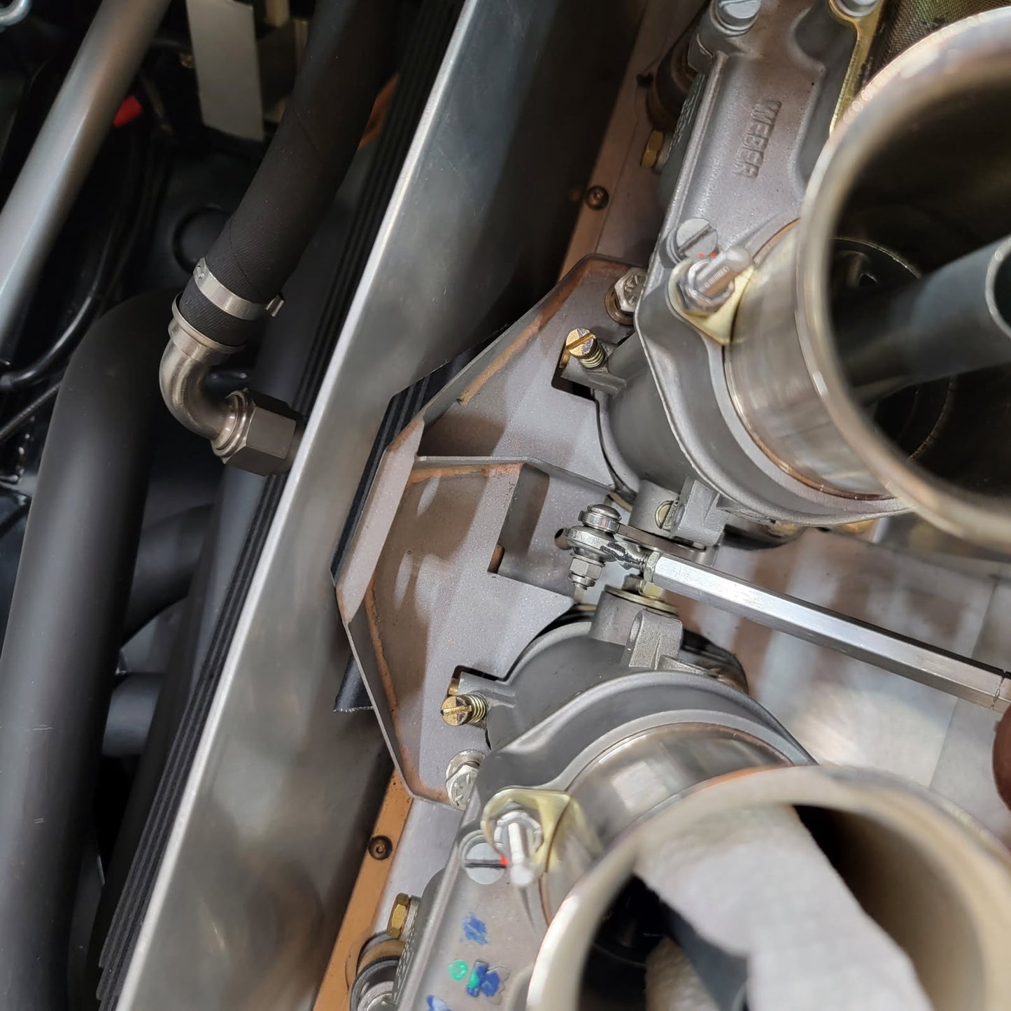 Gulf Gurney Weslake Throttle Cable Bracket